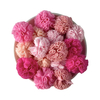 Pompom Malha Telinha Tons Rosa