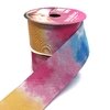 Fita Gorgurão Progresso Estampa Tie Dye Colorida Clara