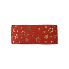 Fita Gorgurão Yama Estrelas Douradas (38mm) - 3 metros na internet