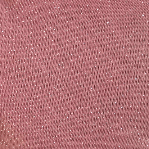 Tecido Tule Brilhante Rosé