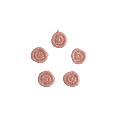 Aplique Miolo Flor Estilo Bordado (1.2cm) - 5 unidades - comprar online