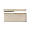 Fita Gorgurão Sanding Marfim 004 Borda Lurex - 3 metros