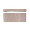 Fita Gorgurão Sanding Nude 172 Borda Lurex - 3 Metros