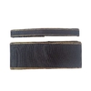 Fita Gorgurão Sanding Preta 06 Borda Lurex - 3 metros