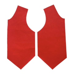Colete Feltro Infantil Junino Vermelho - 1 unidade - comprar online