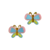 Aplique Borboleta Colorida Candy Corpinho Glitter Acrílico - 2 unidades