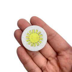 Aplique Elemento Ursinhos Carinhosos Sol Acrílico - 2 unidades - comprar online