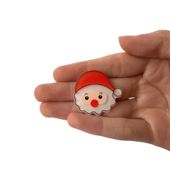 Aplique Papai Noel Nariz Vermelho Plano Brilho - 2 unidades - comprar online