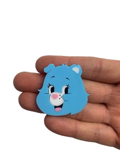Aplique Ursinhos Carinhosos Rostinho Azul Acrílico (Zangadinho) - 2 unidades - comprar online