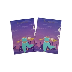 Fundo de Caixa Personalizado 250G Princesa Jasmine (11x15,6cm) - 10 unidades