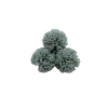 Pompom Malha Telinha Cinza (2.5cm) - 5 unidades