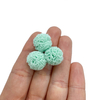 Pompom Malha Telinha Verde Água (1.5cm) 