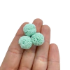 Pompom Malha Telinha Verde Água (1.5cm) 