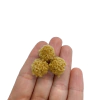 Mini Pompom De Lã Mostarda (1.5cm)