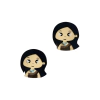 Aplique Princesa Pocahontas Olhinho Acrílico - 2 unidades na internet