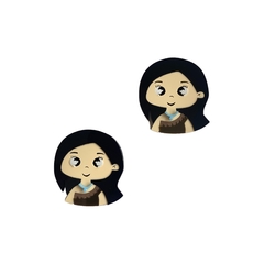 Aplique Princesa Pocahontas Olhinho Acrílico - 2 unidades na internet