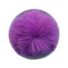 Pompom Pelinho Liso Violeta (7cm) - 2 unidades