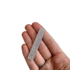 Aplique para Bico de Pato Acrílico Glitter Prata (6cm) - 2 unidades na internet