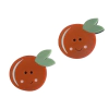 Aplique Laranja Rostinho Tímido Curvado
