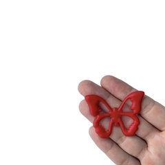 Aplique Borboleta Vermelha com Transparência - 2 unidades - comprar online