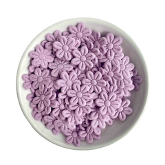 Aplique Florzinha de Tecido - 100 unidades - ApliqueMe | Apliques incríveis para seu artesanato!