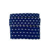 Kit Fita Pesponto Sinimbu Pompom Azul Marinho (3 tamanhos) - 2 metros de cada