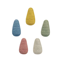 Aplique Para Tic Tac Estilo Tricot (Cores Mistas) - 5 unidades