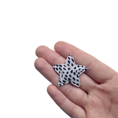 Aplique Estrela Leopardo Branca - 2 unidades - comprar online