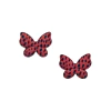 Aplique Borboleta Leopardo Vermelho - 2 unidades