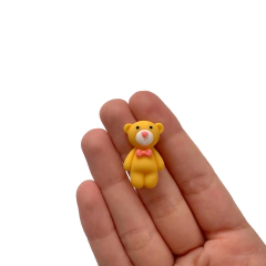 Aplique Ursinho Amarelo Gravatinha - 2 unidades - comprar online