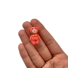 Aplique Ursinho Salmão Gravatinha - 2 unidades - comprar online