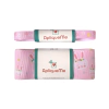 Fita Gorgurão Yama Coelhinha e Flores Rosa Claro