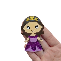 Aplique Princesa Sofia Grande Curvada Acrílico - 2 unidades - comprar online