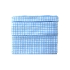 Kit Fita Xadrez Melaço Azul Claro (3 tamanhos)