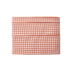 Kit Fita Xadrez Melaço Laranja (3 tamanhos)
