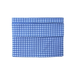 Kit Fita Xadrez Melaço Azul Royal (3 tamanhos)