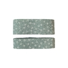 Fita Estilo Linho Verde Florzinha