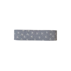 Fita Estilo Linho Azul Florzinha - comprar online