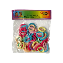 Xuxinha de Cabelo Colorida Candy Pequena - 50 unidades
