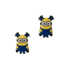 Aplique Menina Minions Azul Escuro Emborrachado 
