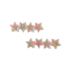 Aplique para Bico de Pato Estrelas Brancas Recheio Acrílico (6cm) - 2 unidades