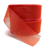 Fita Organza/Voal Sanding Laranja Neon 23