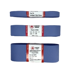 Fita Gorgurão Lisa Sanding Cor 074 (Azul Celeste)