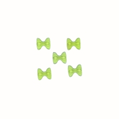 Aplique Mini Lacinho Amarelo Neon