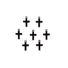 Pingente Mini Cruz - 10 unidades - ApliqueMe | Apliques incríveis para seu artesanato!