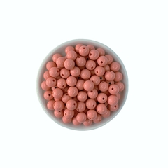 Miçanga Bolinha Coral (10mm)