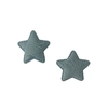 Aplique Estrela Tecido Lisa Azul Jeans Costurinha
