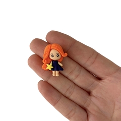 Aplique Boneca Estilo Biscuit Merida Estrela - 2 unidades - ApliqueMe | Apliques incríveis para seu artesanato!
