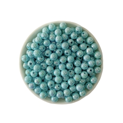 Pérola Irisada Azul Bebê (8mm)