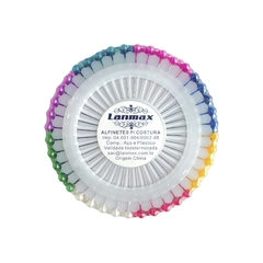 Kit Alfinete com Cabeça Colorida Lanmax (3,5cm) 